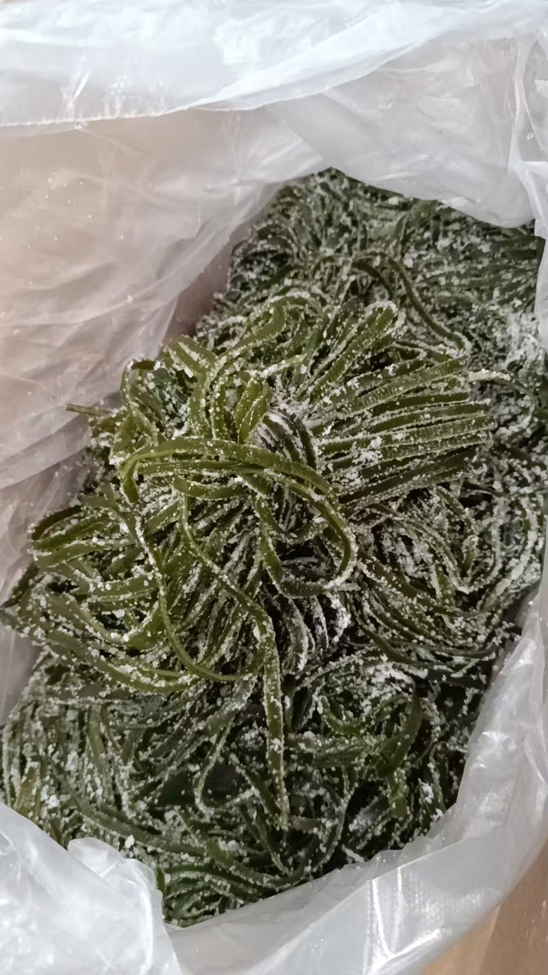 海带丝产品包装与外观检查示意